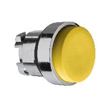 Testa pulsante D.22 - ad impulso - sporgente - gialla - senza marcatura - SCHNEIDER ELECTRIC ZB4BL5 product photo