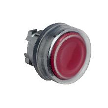 Testa pulsante D.22 - filoghiera  rossa - (silicone trasparente) - SCHNEIDER ELECTRIC ZB4BP48 product photo