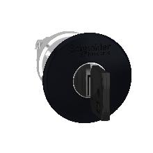 Testa pulsante D.22 - rit. a chiave - fungo D.40mm - nera - SCHNEIDER ELECTRIC ZB4BS12 product photo