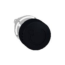 Testa pulsante D.22  - sblocco rotazione - fungo D. 30 - nera - SCHNEIDER ELECTRIC ZB4BS42 product photo