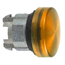 Testa lampada spia D.22 gemma striata arancione- per LED universale - SCHNEIDER ELECTRIC ZB4BV053S product photo
