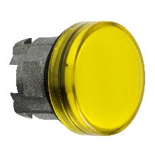 Testa lampada spia gialla led D.22 per LED universale - SCHNEIDER ELECTRIC ZB4BV083 product photo
