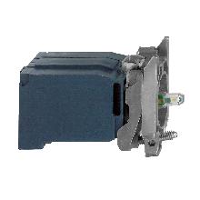 Corpo per lampada spia - ZB4 - LED bianco BA 9S - 400 V - SCHNEIDER ELECTRIC ZB4BV5D1 product photo