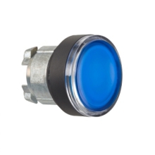 Testa pulsante luminoso Ã˜22 - blu - SCHNEIDER ELECTRIC ZB4BW3637 - SCHNEIDER ELECTRIC ZB4BW3637 product photo