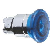 Testa pulsante luminoso D.40  D.22  - blu- per LED universale - SCHNEIDER ELECTRIC ZB4BW463 product photo