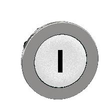 Testa pulsante bianco filo pannello con marcatura I - SCHNEIDER ELECTRIC ZB4FA131 product photo
