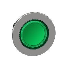 Testa lampada spia verde filopannello- per LED universale- D.30 - SCHNEIDER ELECTRIC ZB4FV033 product photo