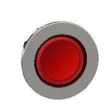 Testa pulsante luminoso  rosso filopannello- per LED universale-  D.30 - SCHNEIDER ELECTRIC ZB4FW343 product photo