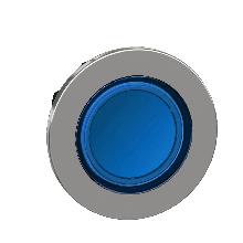 Testa pulsante luminoso  blu filopannello- per LED universale-  D.30 - SCHNEIDER ELECTRIC ZB4FW363 product photo