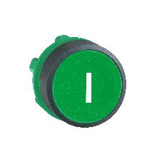 Testa pulsante D.22 - ad impulso - verde - filoghiera - i - SCHNEIDER ELECTRIC ZB5AA331 product photo