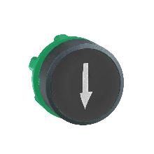 Testa pulsante D.22 - ad impulso - nera - filoghiera - freccia su - SCHNEIDER ELECTRIC ZB5AA335 product photo
