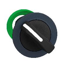 Harmony XB5, testa selettore a leva Antimicrobico, 2 posizioni, con ritorno da destra a sinistra, in plastica,filopannello D.30mm - SCHNEIDER ELECTRIC ZB5FD4 product photo