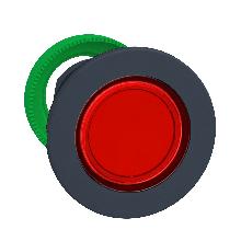 Harmony XB5, testa lampada spifilopannellopannello Antimicrobico, rossa D.30, in plastica- per LED universale - SCHNEIDER ELECTRIC ZB5FV043 product photo
