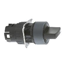 Testa selettore - 3 posizioni D.16 - nero - SCHNEIDER ELECTRIC ZB6AD25 product photo