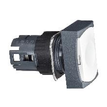 Testa pulsante rettangolare D.16 - bianco - SCHNEIDER ELECTRIC ZB6DA1 product photo
