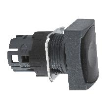 Testa pulsante rettangolare D.16 - nero - SCHNEIDER ELECTRIC ZB6DA2 product photo