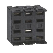 Zoccolo adattatore circuito stampato 16mm - 10/conf - SCHNEIDER ELECTRIC ZB6Y010 product photo