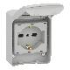 PRESA INC.UNEL/BIPASSO 2PT230V - SCHNEIDER ELECTRIC 81146 - SCHNEIDER ELECTRIC 81146 - SCHNEIDER ELECTRIC 81146 product photo Photo 01 2XS
