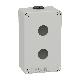 Pulsantiera in metallo grigia  M20 2 fori 22MM 80X130X51,5 UL CSA - SCHNEIDER ELECTRIC XAPD2202 product photo Photo 01 2XS