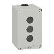 Pulsantiera in metallo grigia 3 fori - SCHNEIDER ELECTRIC XAPD2503 product photo Photo 01 2XS