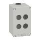 Pulsantiera in metallo grigia  M20 4 fori 22MM 80X130X77 UL CSA - SCHNEIDER ELECTRIC XAPD2504 product photo Photo 01 2XS
