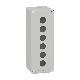 Pulsantiera in metallo grigia  M25 6 fori 22MM 80X220X77 UL CSA - SCHNEIDER ELECTRIC XAPD4506 product photo Photo 01 2XS