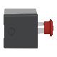 Pulsantiera - XAW-F - metallo - 1 NC + 1 NC - rosso - arresto di emergenza - SCHNEIDER ELECTRIC XAWF198EX product photo Photo 06 2XS
