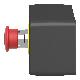 Pulsantiera - XAW-G - plastica - 1 NC + 1 NC - rosso - arresto di emergenza - SCHNEIDER ELECTRIC XAWG198EX product photo Photo 07 2XS