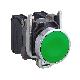 Pulsante, Harmony XB4, metallo, a filo, verde, 22 mm, ritorno a molla, non marcato, 1NO+1NC - SCHNEIDER ELECTRIC XB4BA35 product photo Photo 01 2XS
