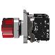 Selettore luminoso rosso D.22 - 2 posizioni - 120Vac - 1NO+1NC- LED universale - SCHNEIDER ELECTRIC XB4BK124G5 product photo Photo 13 2XS