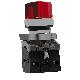 Selettore luminoso rosso D.22 - 2 posizioni - 120Vac - 1NO+1NC- LED universale - SCHNEIDER ELECTRIC XB4BK124G5 product photo Photo 06 2XS