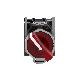 Selettore luminoso rosso D.22 - 2 posizioni - 120Vac - 1NO+1NC- LED universale - SCHNEIDER ELECTRIC XB4BK124G5 product photo Photo 07 2XS