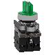 Selettore luminoso verde completo D.22 3-posizioni fisse 1NO+1NC 24Vac/dc- LED universale - SCHNEIDER ELECTRIC XB4BK133B5 product photo Photo 04 2XS