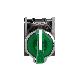 Selettore luminoso verde completo D.22 3-posizioni fisse 1NO+1NC 24Vac/dc- LED universale - SCHNEIDER ELECTRIC XB4BK133B5 product photo Photo 05 2XS
