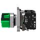 Selettore luminoso verde completo D.22 3-posizioni fisse 1NO+1NC 24Vac/dc- LED universale - SCHNEIDER ELECTRIC XB4BK133B5 product photo Photo 08 2XS