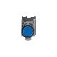 Pulsante luminoso blu con cappuccio ATEX 24..240V - SCHNEIDER ELECTRIC XB4BP683BM5GEX product photo Photo 05 2XS