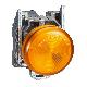 Lampada spia D.22 - IP65 - gialla - attacco BA 9S - 250V - SCHNEIDER ELECTRIC XB4BV65 product photo Photo 01 2XS
