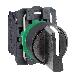 Selettore D.22- 3 posizioni - sblocco rotazione - leva nero - 2NO - SCHNEIDER ELECTRIC XB5AD33 product photo Photo 01 2XS