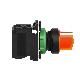 Selettore luminoso arancione D.22 - 2 posizioni - 24Vac/dc - 1NO+1NC- LED universale - SCHNEIDER ELECTRIC XB5AK125B5 product photo Photo 08 2XS