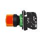 Selettore luminoso arancione D.22 - 2 posizioni - 24Vac/dc - 1NO+1NC- LED universale - SCHNEIDER ELECTRIC XB5AK125B5 product photo Photo 09 2XS