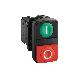 Testa pulsante doppio D.22 - rossa + verde - 0/I - SCHNEIDER ELECTRIC XB5AL73415 product photo Photo 01 2XS