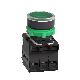 Pulsante luminoso verde D.22 - filoghiera ad impulso - 24V - 1NA+1NC- LED universale - SCHNEIDER ELECTRIC XB5AW33B5 product photo Photo 05 2XS