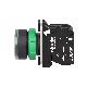 Pulsante luminoso verde D.22 - filoghiera ad impulso - 24V - 1NA+1NC- LED universale - SCHNEIDER ELECTRIC XB5AW33B5 product photo Photo 07 2XS