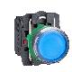 Pulsante luminoso blu D.22 - filoghiera ad impulso - 24Vac/dc - 1NO+1NC- LED universale - SCHNEIDER ELECTRIC XB5AW36B5 product photo Photo 01 2XS