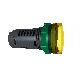 Lampada spia monoblocco gialla D.22 con LED integrato 230Vac - SCHNEIDER ELECTRIC XB5EVM8 product photo Photo 01 2XS