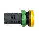 Lampada spia monoblocco gialla D.22 con LED integrato 230Vac - SCHNEIDER ELECTRIC XB5EVM8 product photo Photo 07 2XS