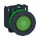 Harmony XB5, pulsante luminoso verde Antimicrobico D.30 filopannello, ad impulso, plastica, LED universale, 24Vac/dc, NO+NC - SCHNEIDER ELECTRIC XB5FW33B5 product photo Photo 01 2XS