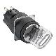 Selettore nero D.16 - a chiave - 2 posizioni - 1 NC/NO - SCHNEIDER ELECTRIC XB6EAG221P product photo Photo 01 2XS