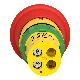 Emergency stop D.22 - red mushroom D.40mm - trigger latching push-pull 1NC - SCHNEIDER ELECTRIC XB7NT842 product photo Photo 04 2XS
