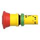 Emergency stop D.22 - red mushroom D.40mm - trigger latching push-pull 1NC - SCHNEIDER ELECTRIC XB7NT842 product photo Photo 09 2XS
